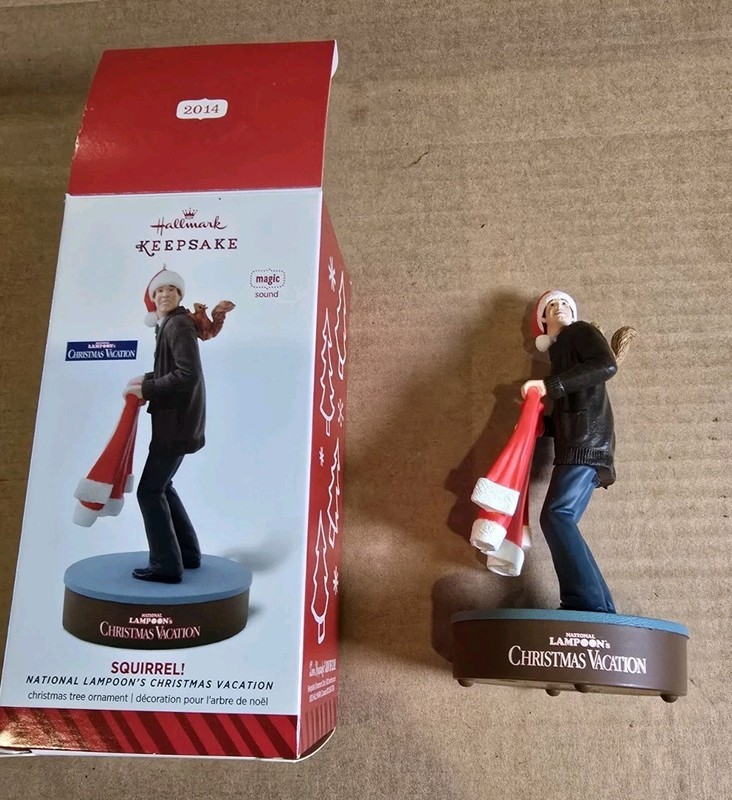 Working Hallmark National Lampoon's Christmas Vacation Squirrel Ornament Parts