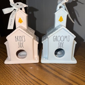Rae Dunn By Magenta Bride's Side Groom's Side Birdhouse Church Wedding