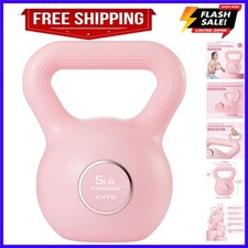 Kettlebells Fitness Exercise-Pink Strength Training Kettlebell Sets,Dumbbell ...