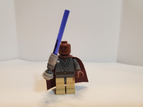 Lego Mace Windu Minifigure Light-Up Lightsaber Star Wars sw0133