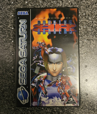 Sega Saturn Burning Rangers PAL komplett CIB - Box & Handbuch - sehr selten