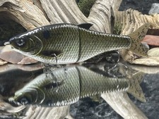 5.91 Inch 1.64oz Hinkle Style Glidebait Jr Shad “Mossy Springs Shad”