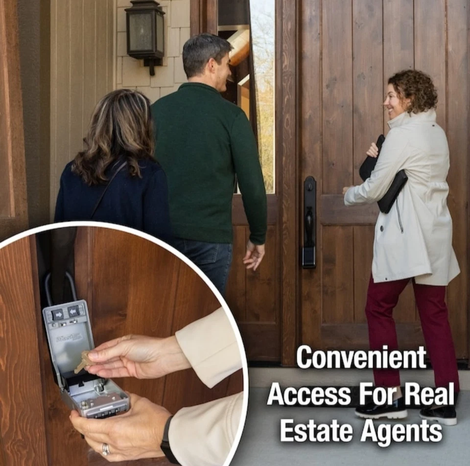 Master Lock Large Key Lockbox Combination Dials Removable Shackle Improved Model - Image 4 of 4