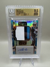2025 Select Tetairoa McMillan Rookie Patch Auto RPA /199 BGS 9.5 AUTO 10!