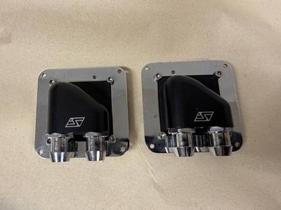 Lot of 2 Swiftech Copper CPU Water Blocks Liquid Cooling Components Used As-Is