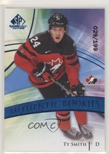 2020 SP Game Used Authentic Rookies Team Canada Blue Burst 29/199 Ty Smith 1s8