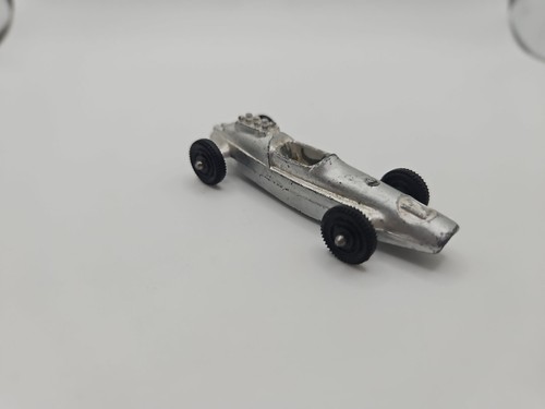 Vintage Small Miniature Silver Formula One 1 Open Wheel Race Car Racer Diecast - Picture 7 of 12
