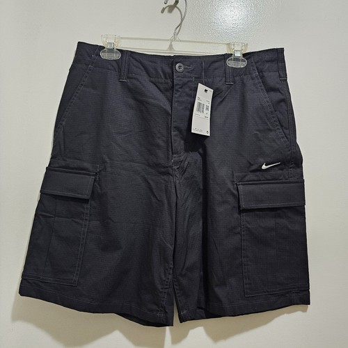 Nike SB Skateboarding Cargo Shorts Black Size 34 New with Tags - Picture 1 of 8