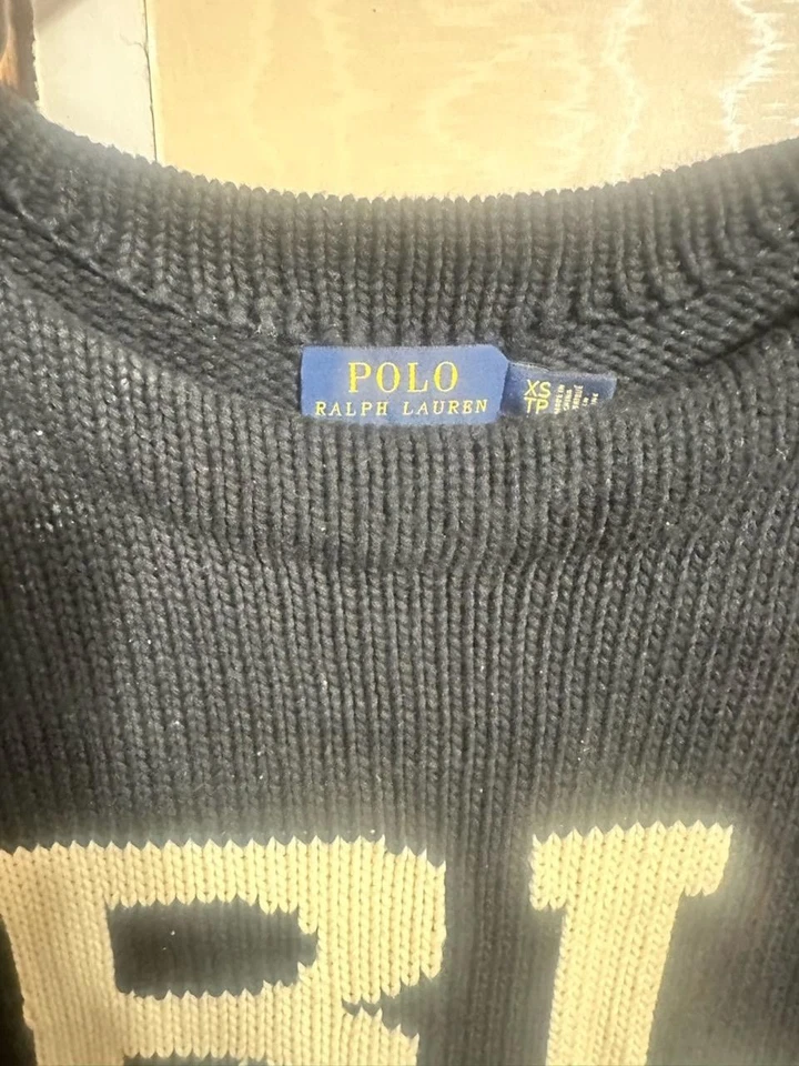 Polo Ralph Lauren  RL Wool Inlay Crew Neck Sweater Vintage - Image 2 of 3