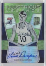2018-19 Panini Spectra Neon Green Prizm 41/49 Louie Dampier #IL-LDP Auto HOF fm0