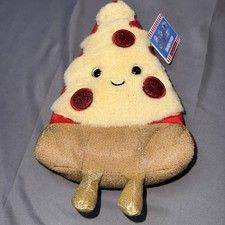 FAO Schwarz Pizza Plush Glow Brights Snack Shop OS Yellow Red Gold New Light Up