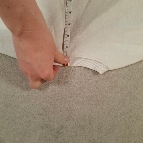 Carhartt Sweatshirt Mens Large White American Script Sweat Crewneck WIP Casual - Picture 12 of 14