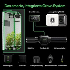 VIVOSUN Smart Growbox Set Completo 60 x 60 x 160 cm Serra 100W LED