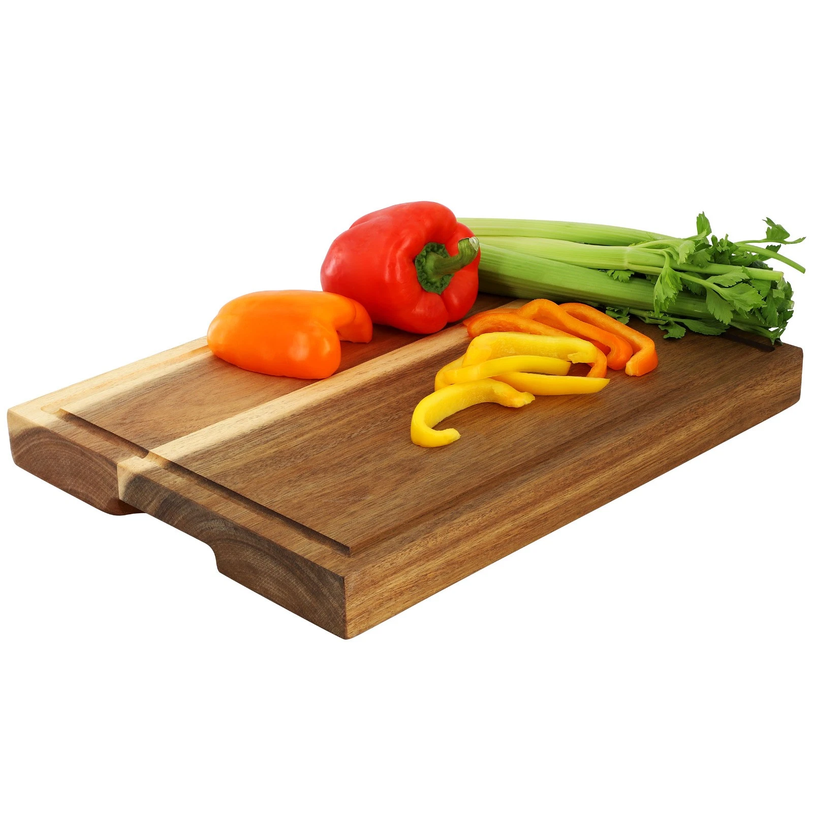 MegaChef 15.5 x 12 Inch Acacia Wood 1.5" Thick Grooved Carving & Cutting Board
Opens in a new window