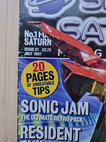 Official Sega Saturn Magazine Issue 21 July 1997 | Good Condition