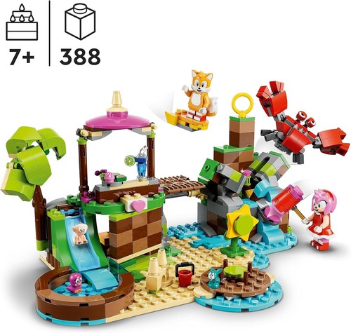 LEGO Sonic the Hedgehog Amy's Animal Rescue Island Playset, Buildable Toy with 6 - Picture 5 of 8