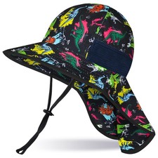 Girls Sun Hat for Kids UV Protection Unicorn Summer Hat Beach Play Hats Wide ...