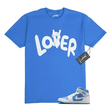 1 Mid Legend Blue White T Shirt to Match LOVER