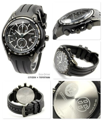 CITIZEN TOYOTA 86 クロノグラフ ブラック Citizen X Toyota 86 Eco-Drive Chronograph Watch - An Owner's