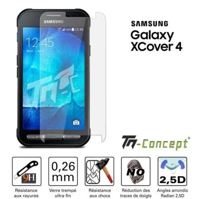 Samsung Galaxy Xcover 4 - Vitre de Protection Crystal - TM Concept® - Photo 1/4
