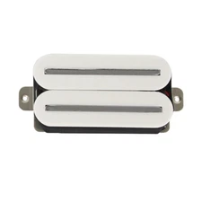 FLEOR Guitar Humbucker White Neck Pickup Dual Hot Dual RailsPickup Double Coil