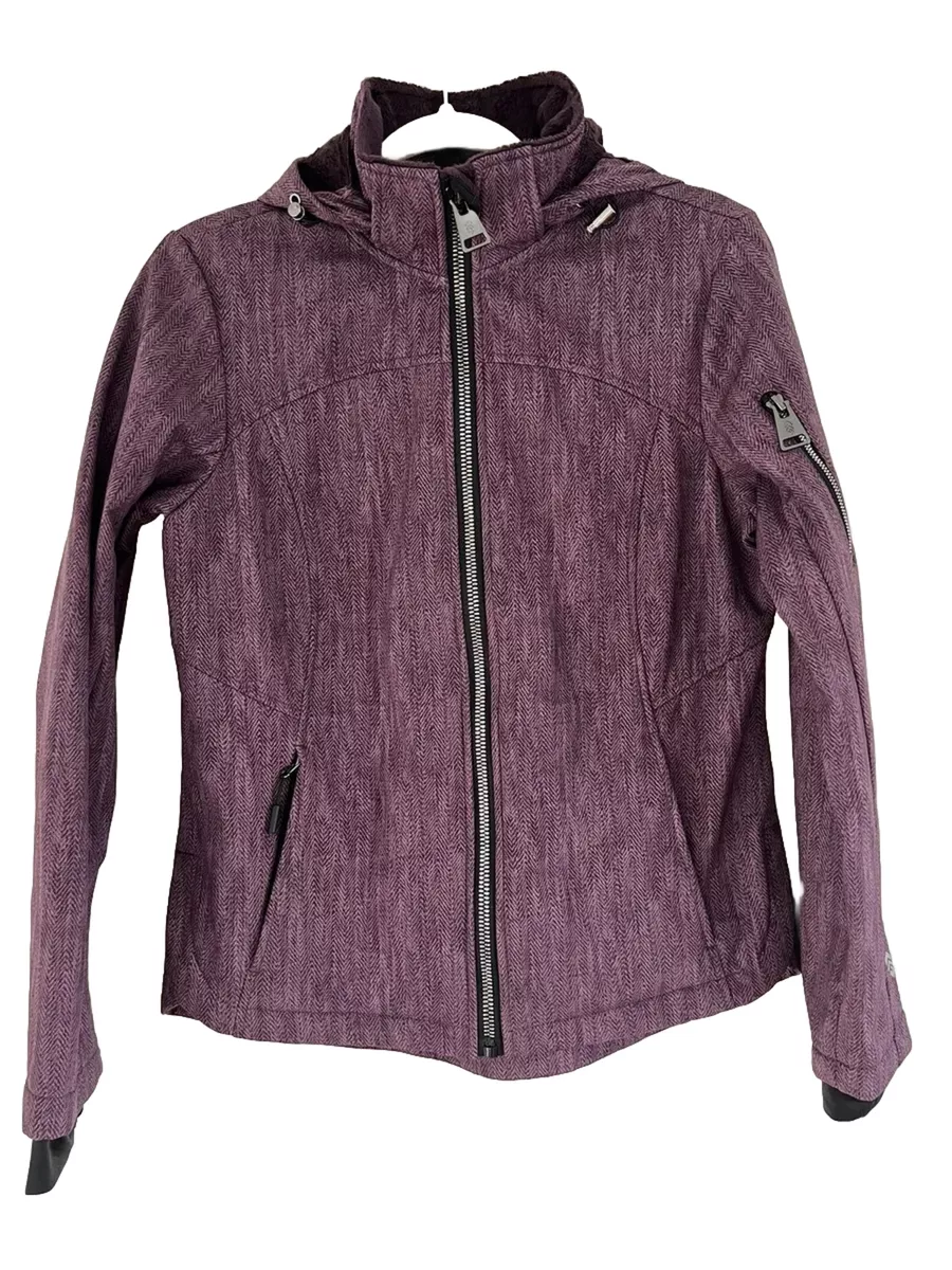 Free Country purple Women s Striated Freeform Softshell Jacket size small