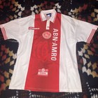 Vintage 1997 1998 UMBRO AJAX Amsterdam Home Soccer Football Jersey Shirt Kit XL — photo 1