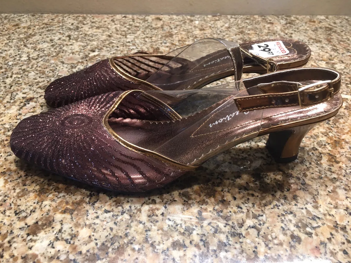 Bronze heels cheap for prom