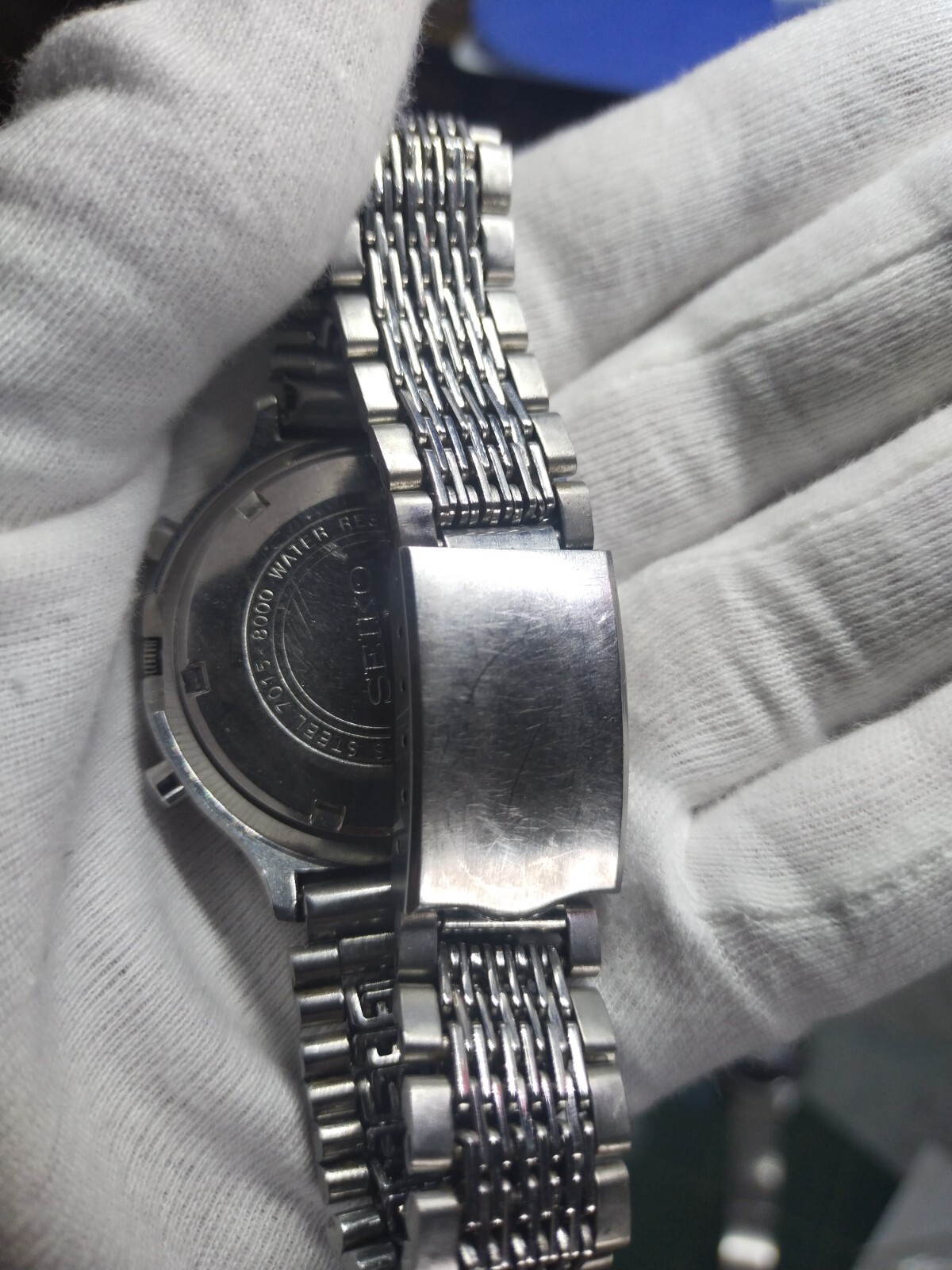 Vintage  Seiko 5 Sports Speed Timer Chronograph 7015-8000 December 1972 image 7
