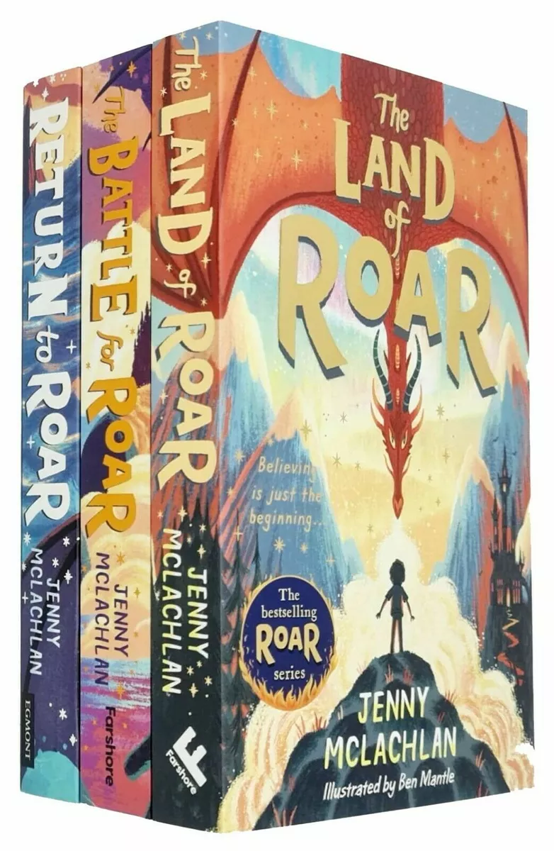 The Land of Roar Series 3 Books Collection Set by Jenny McLachlan (Lan