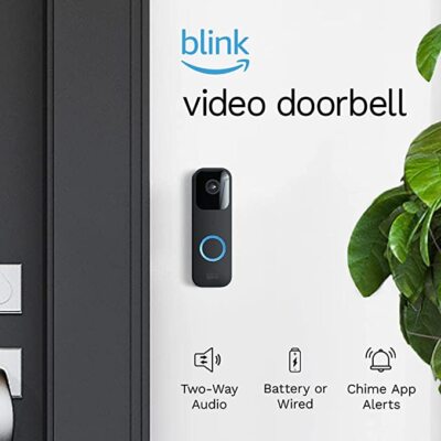 Blink Video Doorbell | Two-Way Audio, HD Video, Motion, and Chime App Alerts.