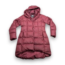 The North Face Women's Medium Down Parka Burgundy Hooded