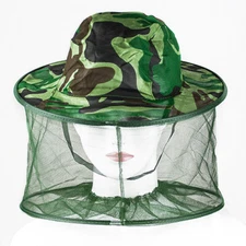 Outdoor Mosquito Bug Insect Bee Resistance Net Mesh Head Face Protector Hat Cap 