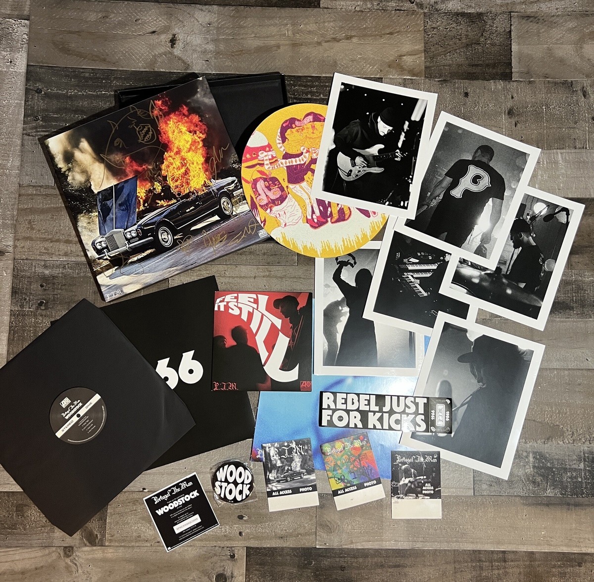 Portugal the man Woodstock signed autographed box set vinyl all 6