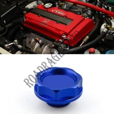 For Honda Acura Blue Engine Oil Filter Cap Lid Valve Cover Mugen Aluminum Billet