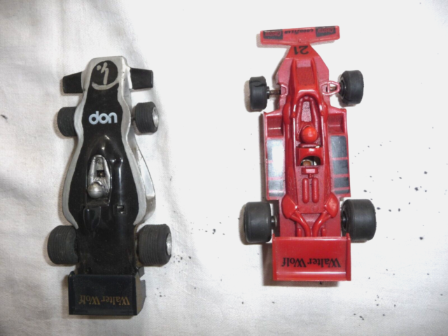 SCALEXTRIC 1980's WALTER WOLF Racing pair both working G2 OE8884