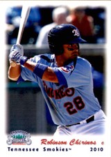 2010 Tennessee Smokies Grandstand #12 Robinson Chirinos Falcon Venezuela VZ Card