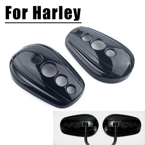 For Harley Davidson Iron 883 1200 Sportster Black Motorcycle Rear View Mirrors E - Foto 8