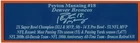 Peyton Manning Autograph Nameplate Denver Broncos Football Jersey Helmet Photo