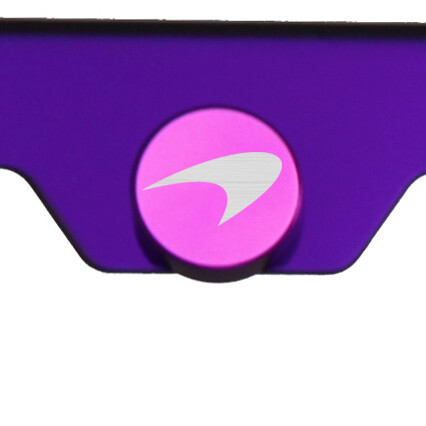 304 Candy Purple License Plate Frame Stainless Steel Silver McLaren Laser Etched - Bild 4 von 11