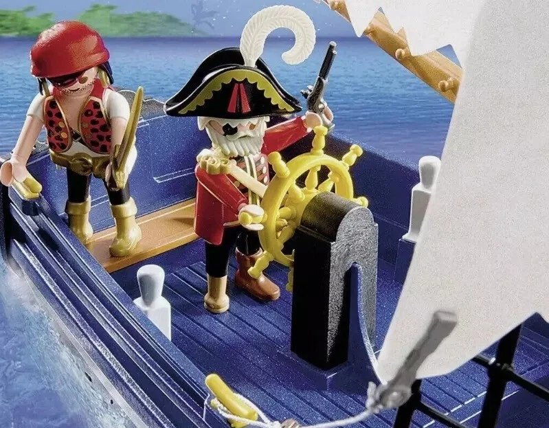 Playmobil 5810 Pirate Ship - Pirate Corsair Fun Imaginative Role-Play FREE POST - Image 3 of 4