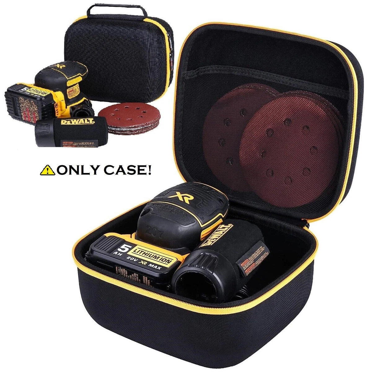 DEWALT 20V MAX Orbital Sander Case Dewalt Sander Storage Hard Case
