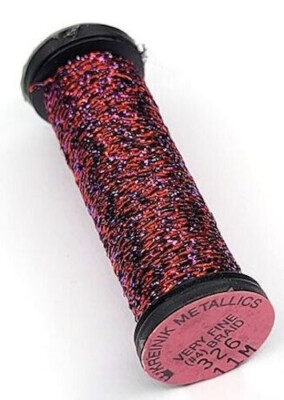 Kreinik #4 Very Fine Braid - 11M Skein - Color 326  Hibiscus