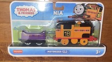 Fisher-Price Thomas and Friends Motorized Railway Nia Train Engine New