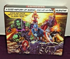 Marvel 2022 History of Marvel Day-At-A-Time Calendar/Dateworks/Unopened/New