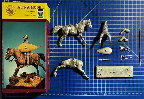 AITNA MODEL 54C06 - KATAFRACTOS BIZANTINO, NICEA 1250 - 54mm METAL KIT - Bild 2 von 2