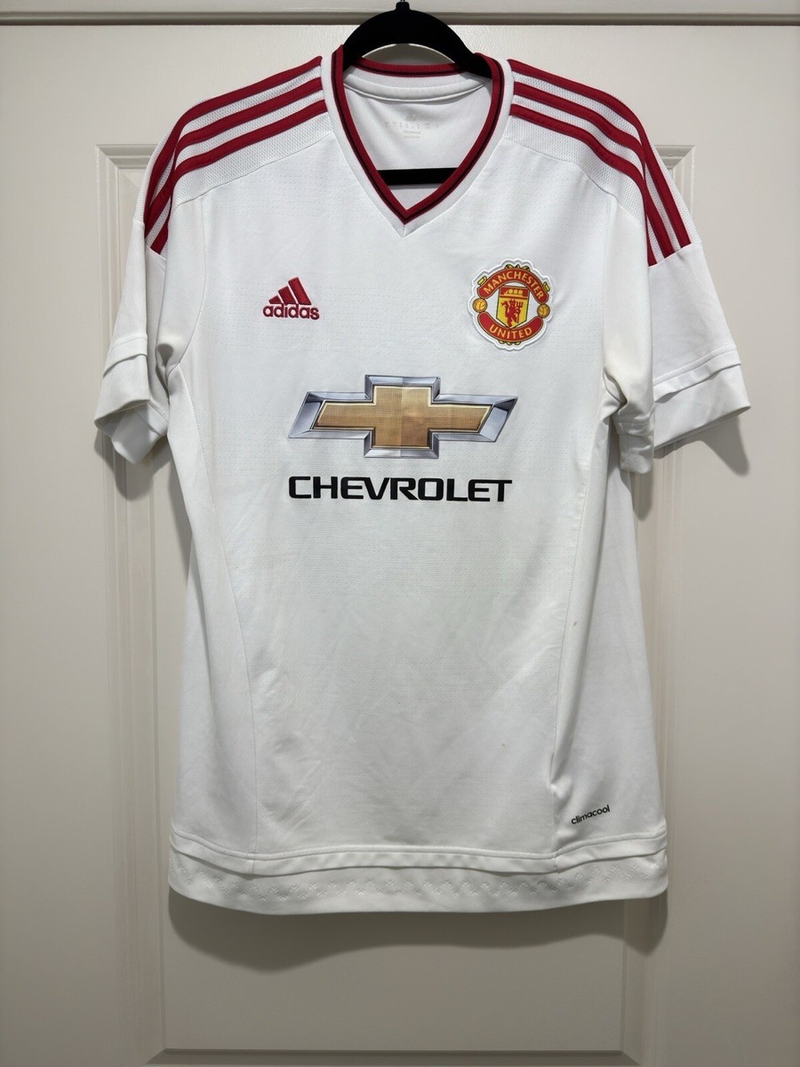 Manchester United Mens MEDIUM Adidas Away Jersey Used 15/16 | eBay