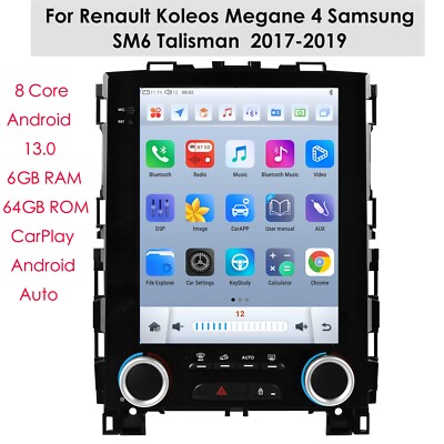 9,7'' Android13 Carplay Autoradio 6+64GB GPS Navi für Renault Megane IV KOLEOS II