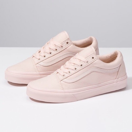 Vans Old Skool Pastel Pink Women's 7 7.5 Sk8 Skate Sneakers Shoes | eBay