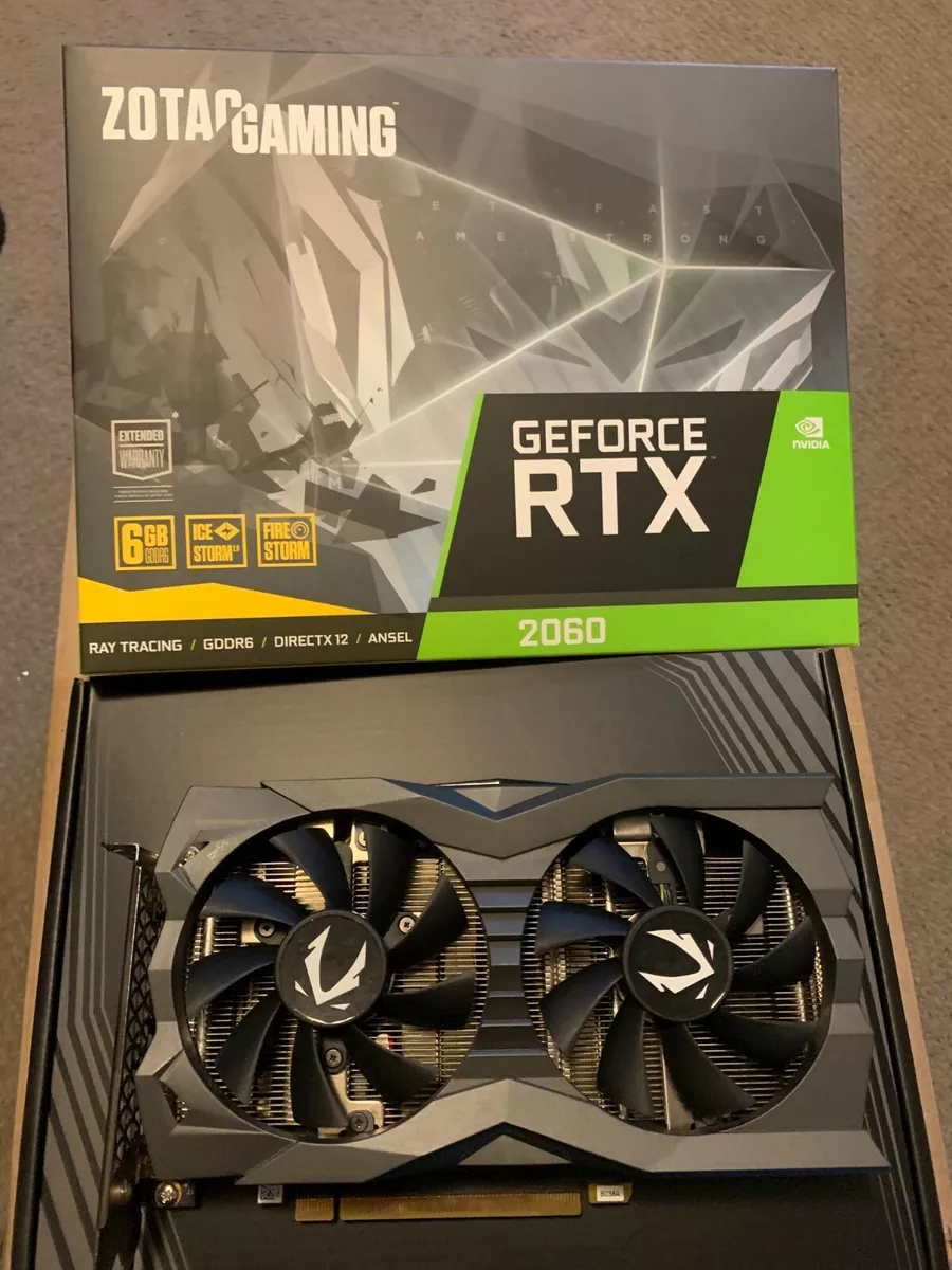 ZOTAC GAMING NVIDIA GeForce RTX 2060 GPU 6GB Graphics Card